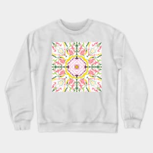 Colorful Abstract Pattern Crewneck Sweatshirt